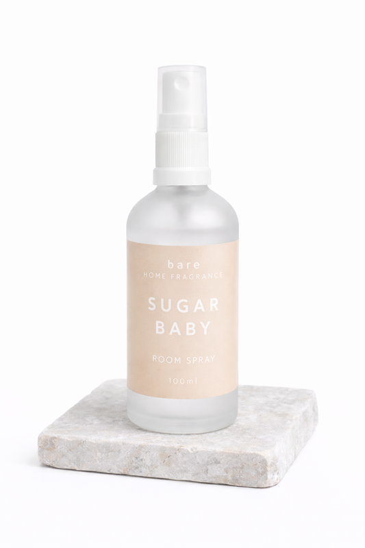 Kayali vanilla 28 perfume. bare home fragrance sugar baby room spray 