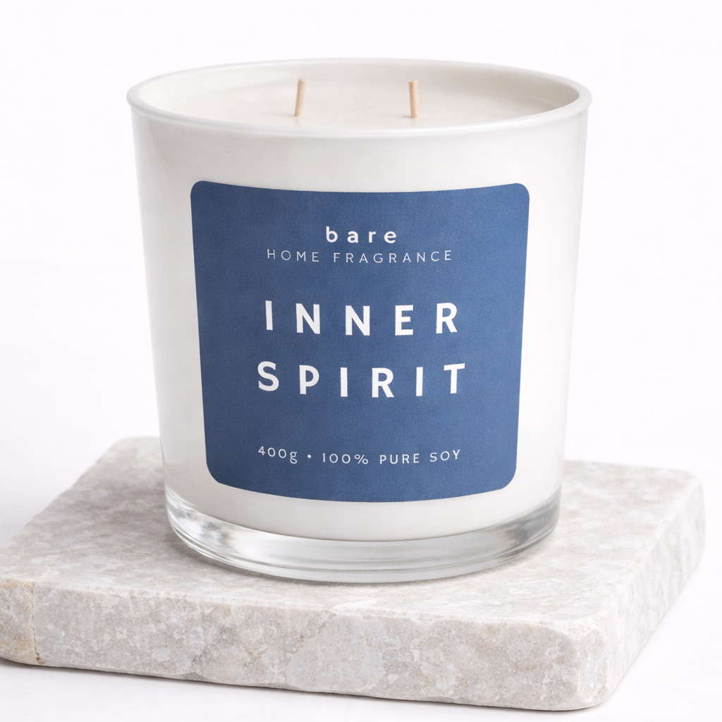 Burberry goddess. bare home fragrance soy wax candle inner spirit